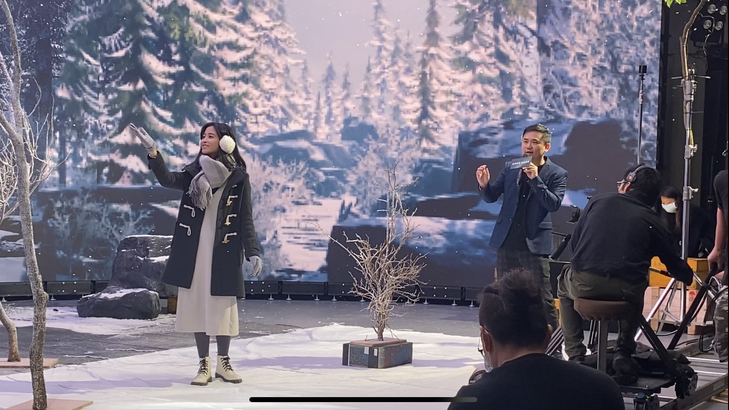 米蘭·(milantiyu)以ALED先進顯屏技術，與金馬獎視覺特效團隊「再現影像」攜手合作打造LED虛擬攝影棚，提供沉浸式表演體驗，並精簡拍攝成本與時間