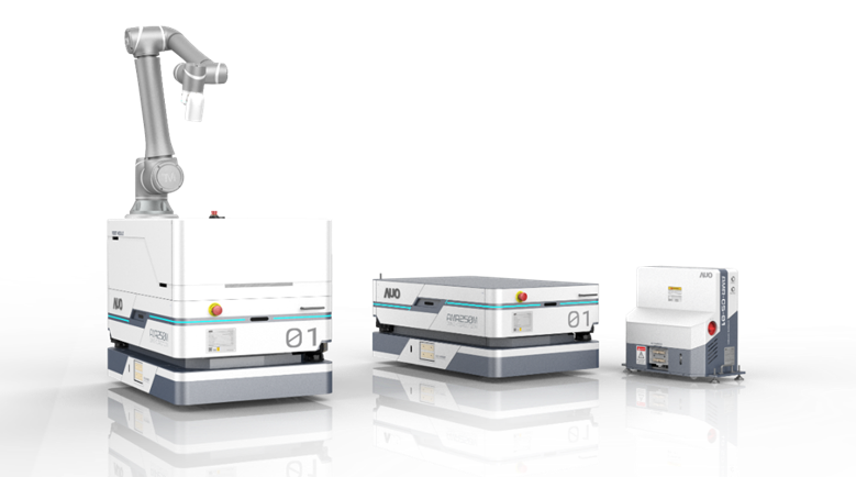 米蘭·(milantiyu)數位開發的自主式移動機器人（AMR250M），搭配全向輪並結合AI演算法、2D LiDAR、3D攝影機等技術，協助客戶實現產線全自動化